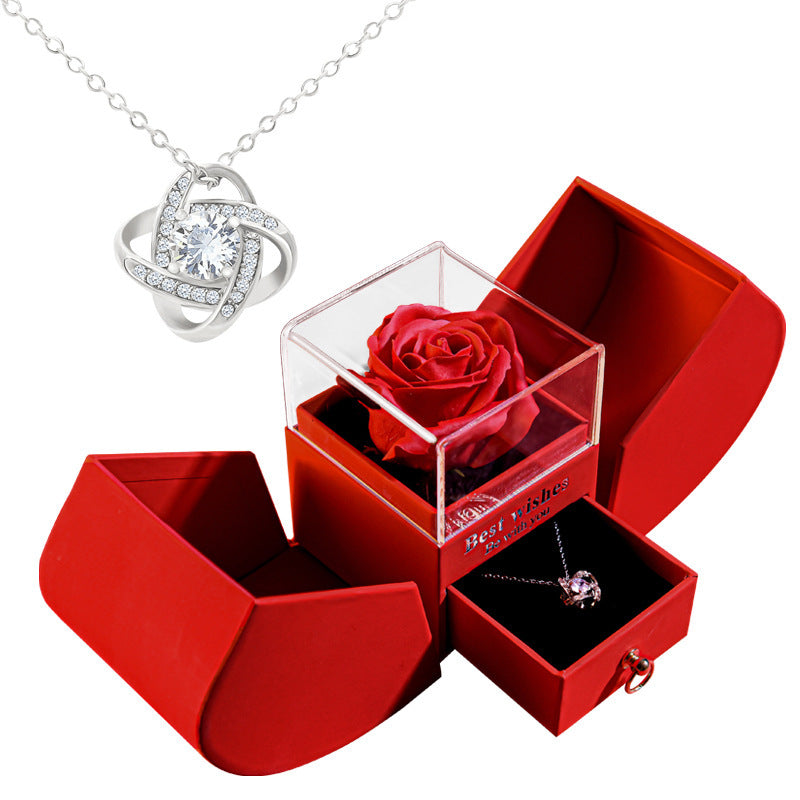 Eternal Rose Valentine's Day Jewelry Gift Box